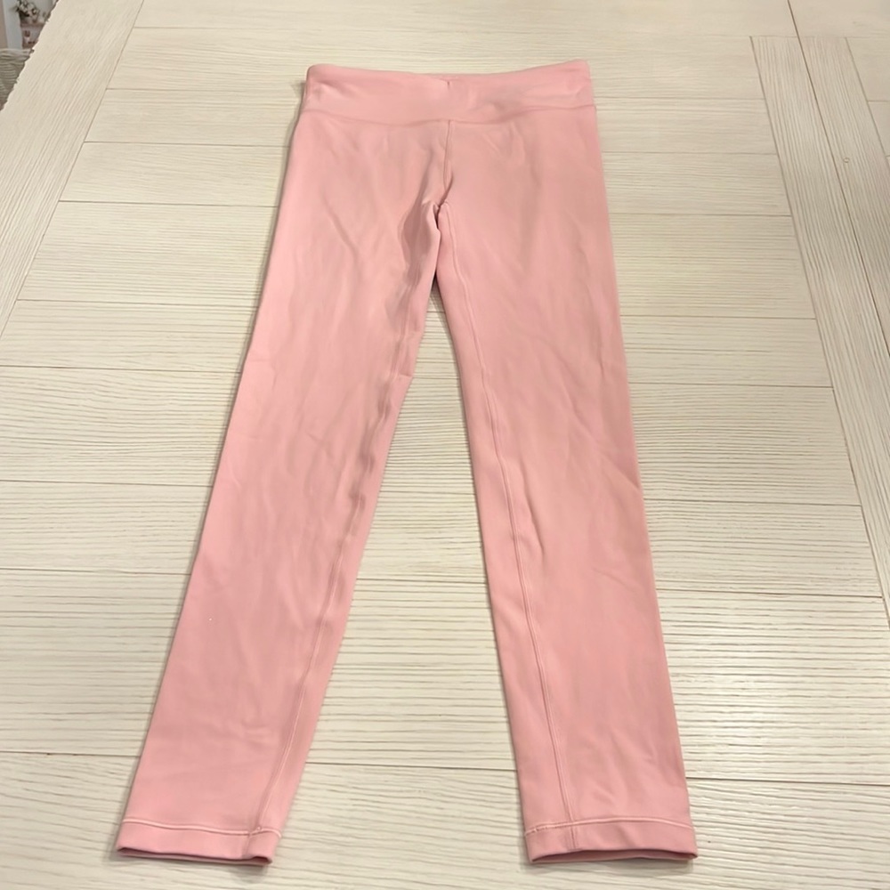 Athleta girl light pink leggings size 12 EUC